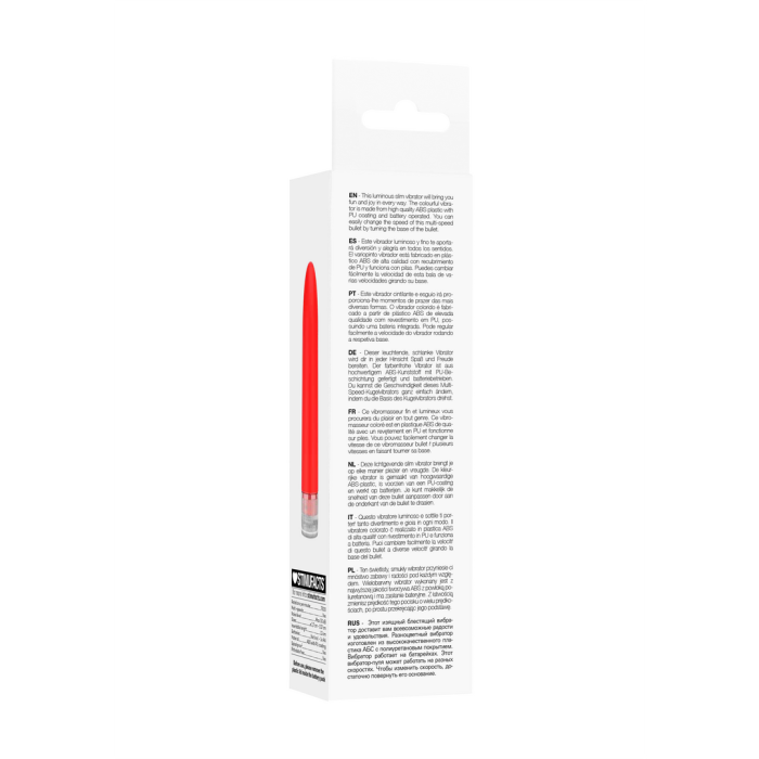 Vibrator Luminous »Eleni« 14 cm - Rosu