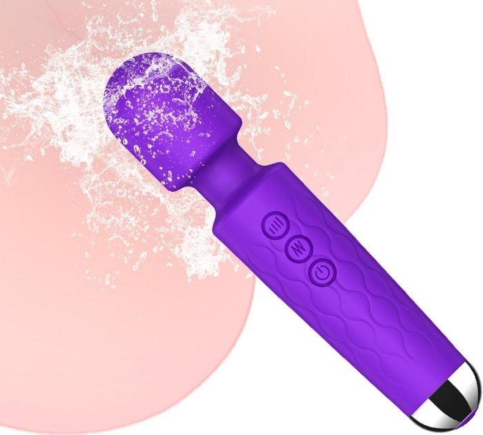 Vibrator Stimulator HAOOY »Senzual« 20 cm - Violet