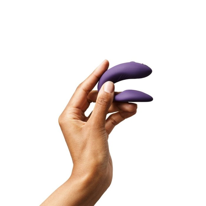 Vibrator Cupluri We-Vibe »Chorus« 7,8 cm - Violet - dimensiuni complete