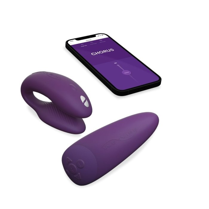 Vibrator Cupluri We-Vibe »Chorus« 7,8 cm - Violet - vedere laterala