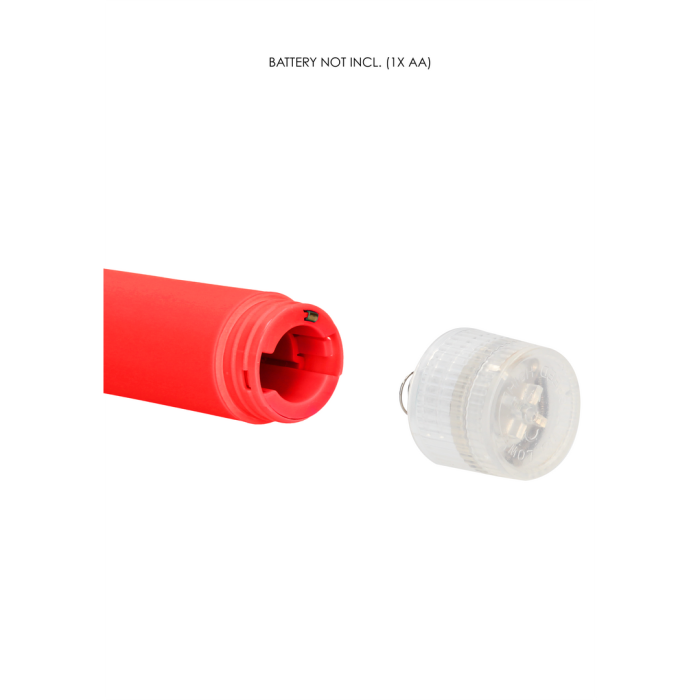 Vibrator Luminous »Eleni« 14 cm - Rosu