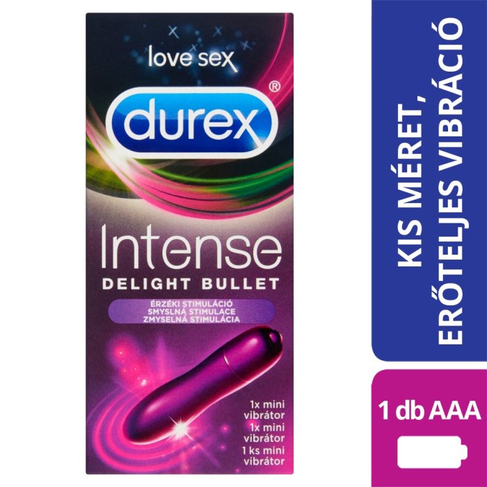 Vibrator Durex Delight Bullet - vedere frontala
