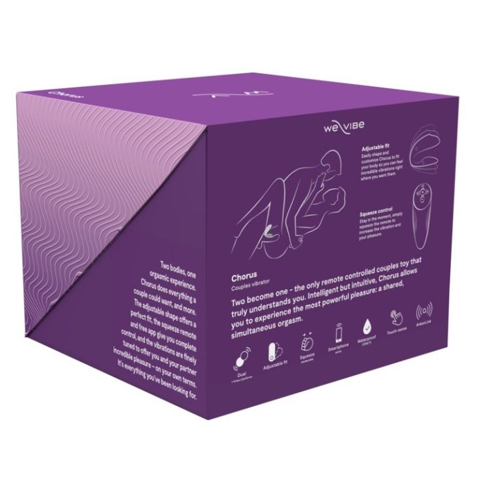 Vibrator Cupluri We-Vibe »Chorus« 7,8 cm - Violet - vedere 12