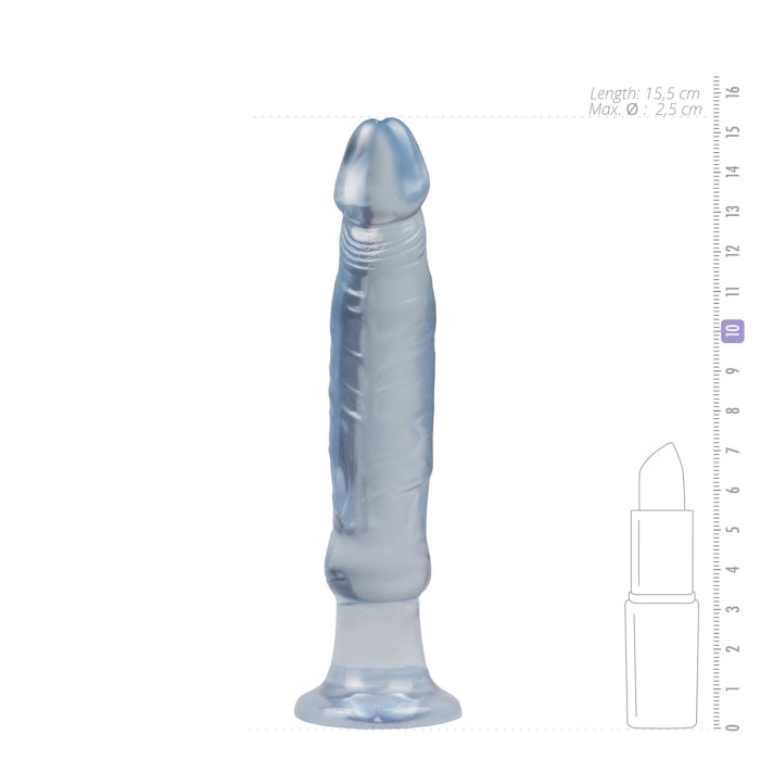 Dildo Anal Crystal Jellies "Clear" 15,2 cm##