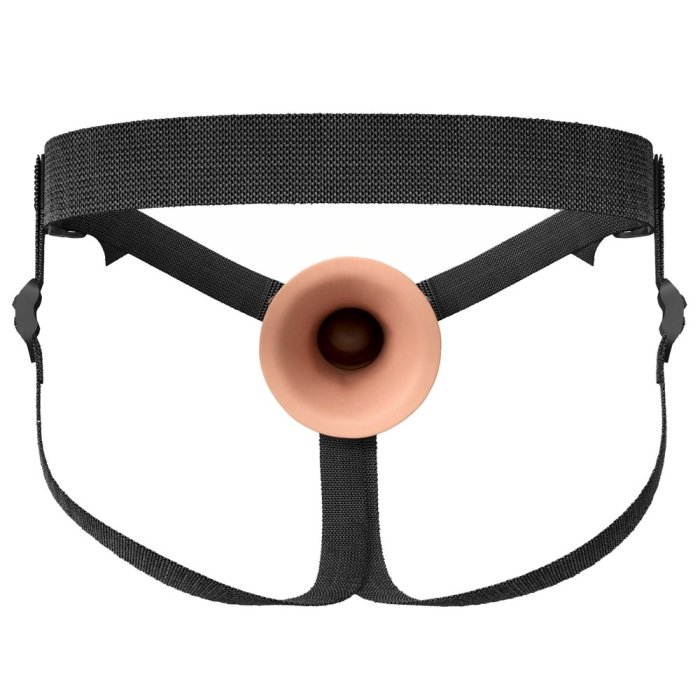 Strapon Barbati Pipedream »X-Tensions Fantasy Elite« 22 cm - Natural - vedere laterala