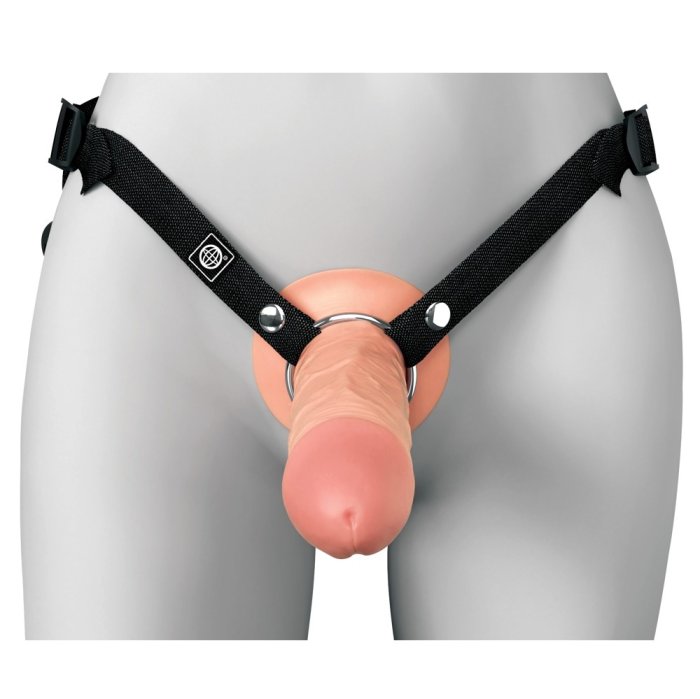 Strapon Barbati Pipedream »X-Tensions Fantasy Elite« 22 cm - Natural - culoare si material