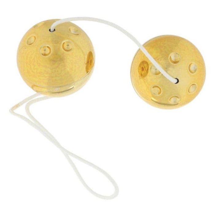 Bile Vaginale Kegel Seven Creations "Gold" 9,1 cm - Galben##