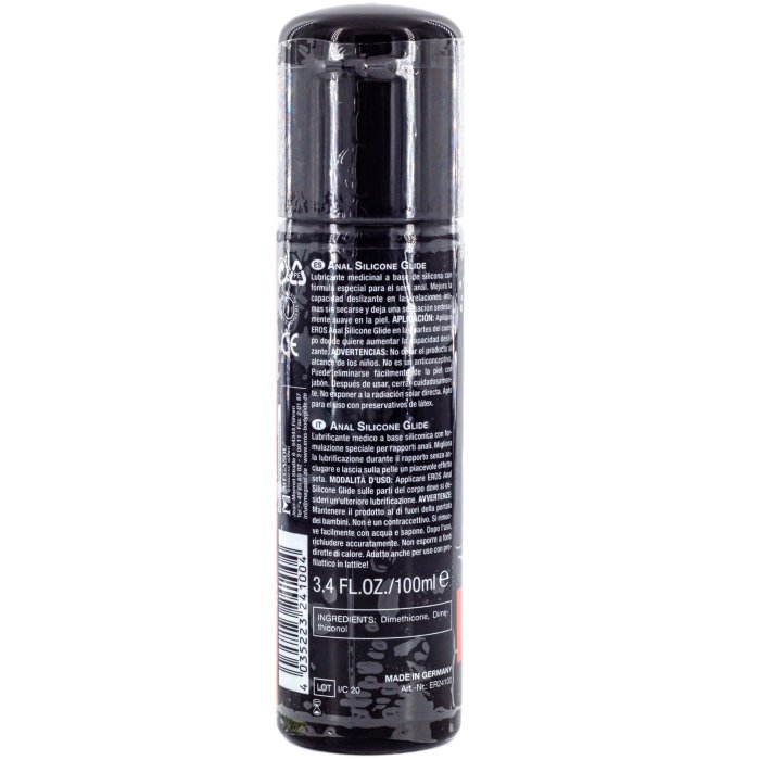 Lubrifiant Anal "EROS" 100 ml - culoare si material