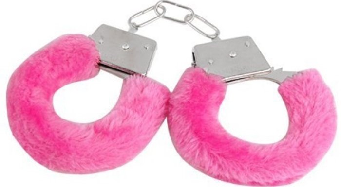 Catuse cu Plus Loving Joy "Furry Hand Cuffs"Roz##