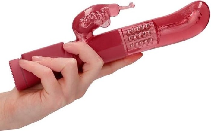 Vibrator Shots Toys »Butterfly« 22,8 cm - Rosu