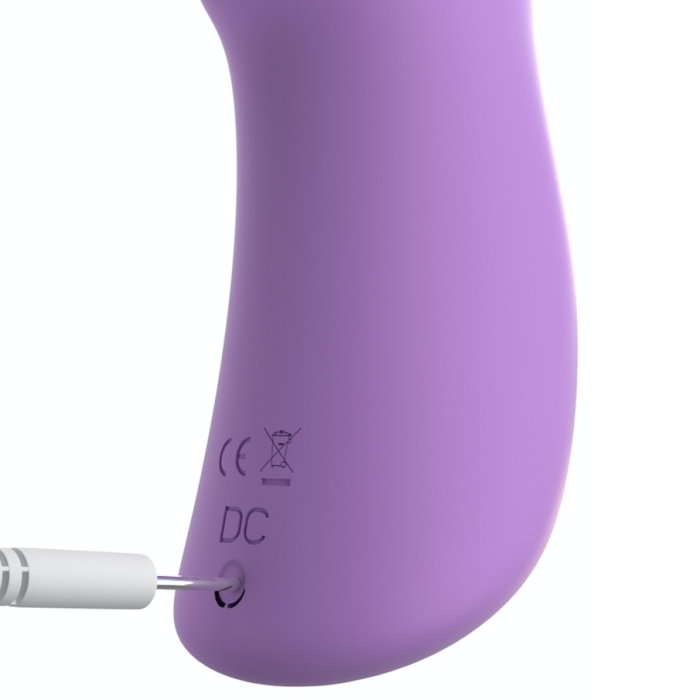 Vibrator Pipedream Flexible Please-Her, Purple, 9 Functii Vibratii - vedere laterala