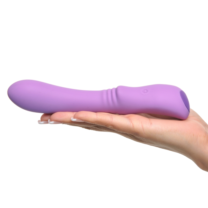 Vibrator Pipedream Flexible Please-Her, Purple, 9 Functii Vibratii - dimensiuni complete