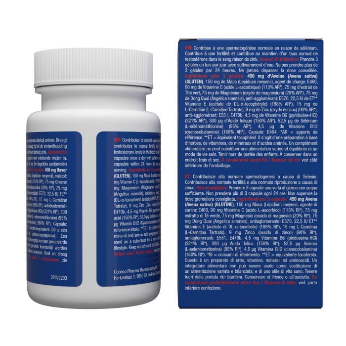 Supliment Marire Testosteron si Volum Sperma Cobeco "Cum Plus" 30 Bucati##