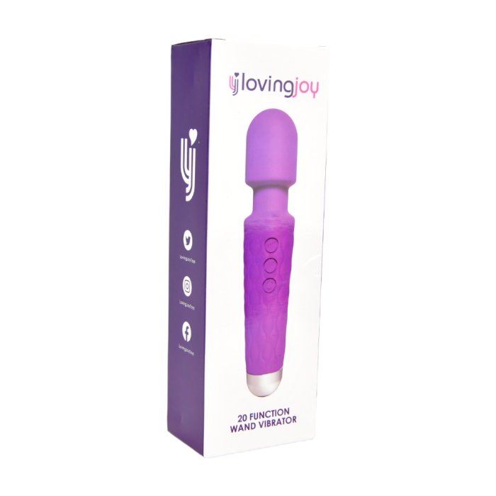 Aparat Masaj Loving Joy »Wand Vibrator« 20 cm - Violet