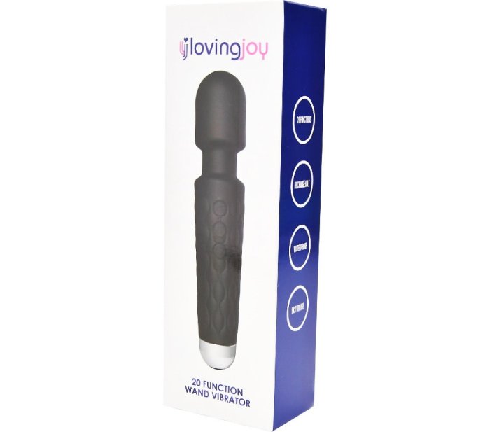 Aparat Masaj Loving Joy »Wand Vibrator« 20 cm - Negru