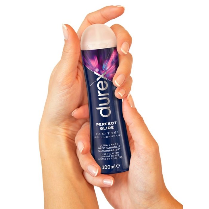 Lubrifiant Durex Play Perfect Glide Gel, 100 ml - culoare si material