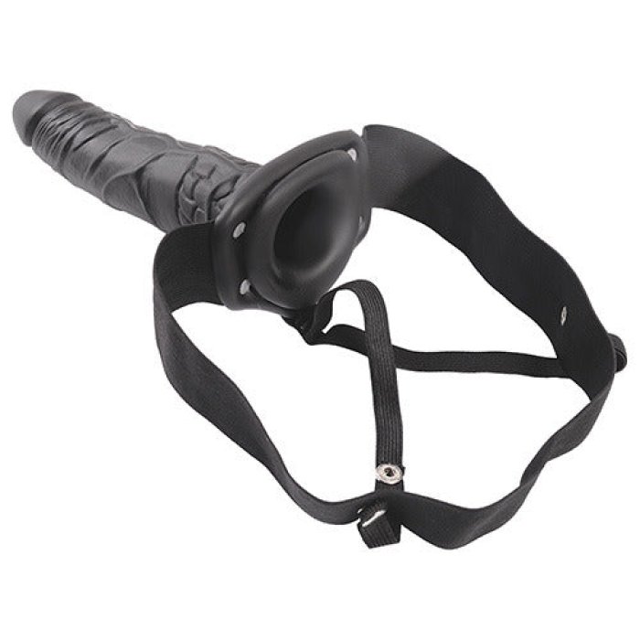 Strapon Realistic Barbati Real 8, Negru#