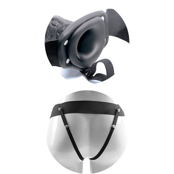 Strapon Realistic Barbati Real 8, Negru#