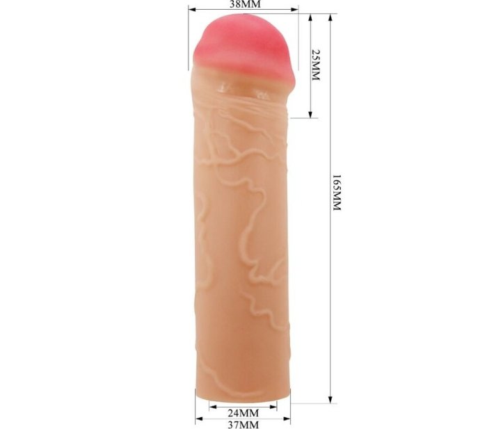 Prelungitor Penis Pretty Love »Nile« 22,5 cm - Natural