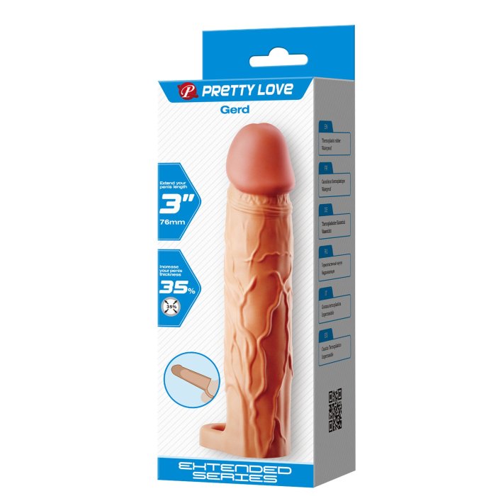 Prelungitor Penis Pretty Love »Gerd Flesh« 19,5 cm - Natural