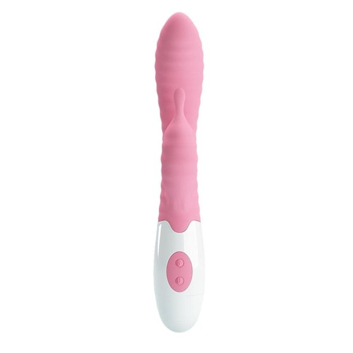Vibrator Pretty Love »Pete« 20 cm - Roz - accesorii incluse