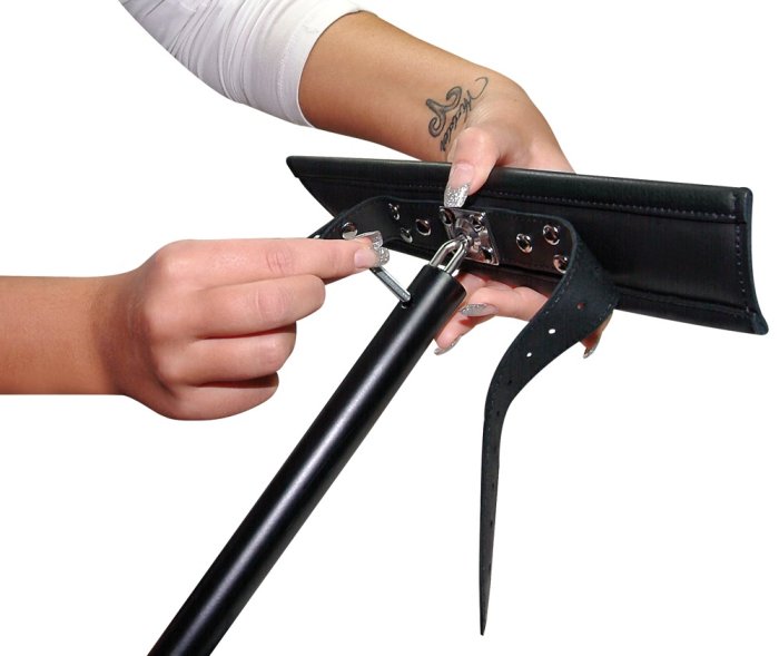 Sistem imobilizare ZADO »Spreader Bar Kit Bondage« Negru