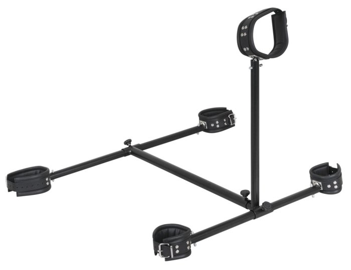 Sistem imobilizare ZADO »Spreader Bar Kit Bondage« Negru