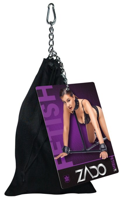 Sistem imobilizare ZADO »Spreader Bar Kit Bondage« Negru