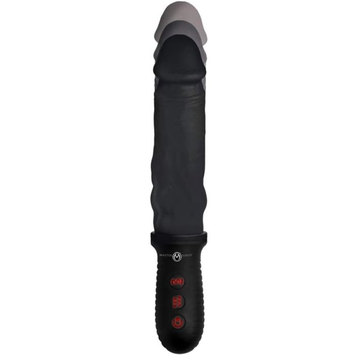 Vibrator Master Series »Powerful Thrusting« 29,2 cm - Negru - culoare si material