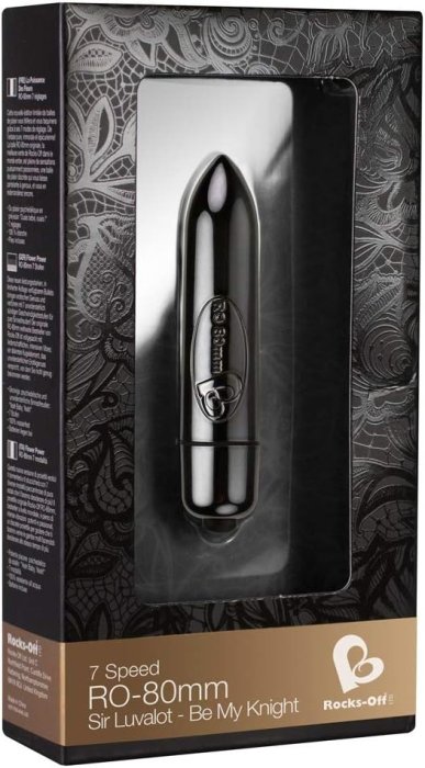 Mini Vibrator Rocks Off »Single Speed« 8 cm - Negru