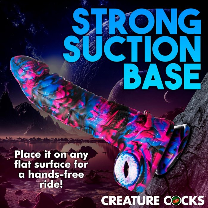 Dildo Creature Cocks "Alienoid" 22,5 cm - accesorii incluse