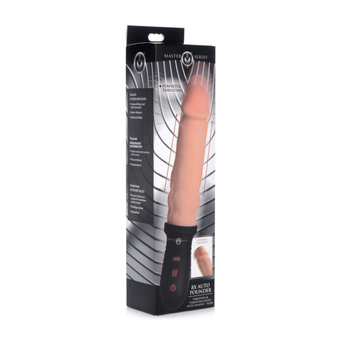 Vibrator Master Series »Powerful Thrusting« 29,2 cm - Natural - accesorii incluse