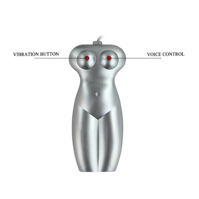 Masturbator 3D cu Vibratii si Comanda Vocala - vedere spate