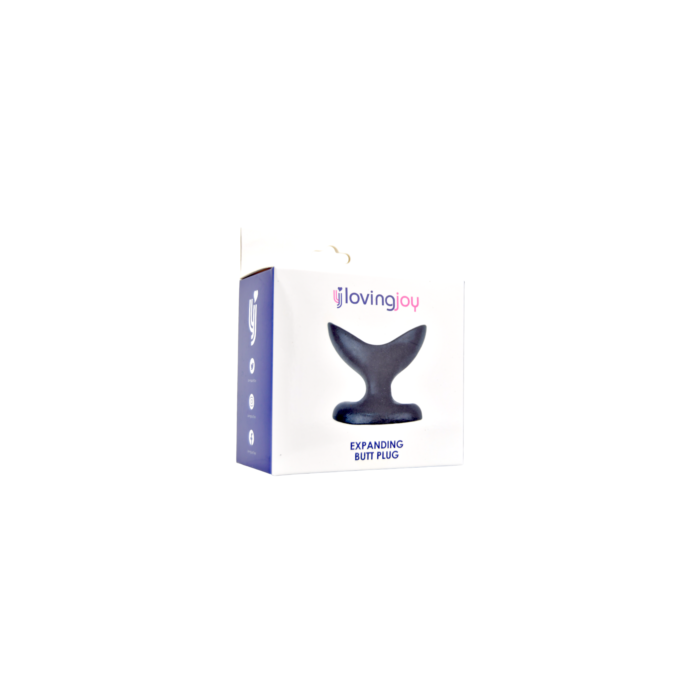 Butt Plug Dilator Loving Joy "Expanding" 10 cm - Negru##