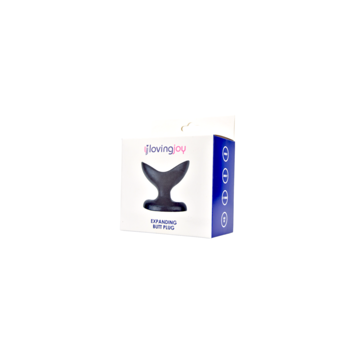 Butt Plug Dilator Loving Joy "Expanding" 10 cm - Negru##