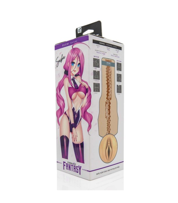 Masturbator Fleshlight "Sasha Nakamoto Ecchi" 25 cm - Natural##