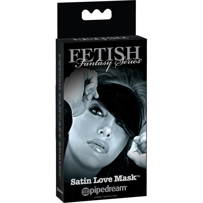 Masca de Ochi Pipedream "Fetish Fantasy Series" - Negru - vedere frontala