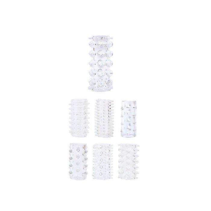 Set 7 Mansoane Penis Chisa Novelties »Get Lock« 6,8 cm - detaliu design