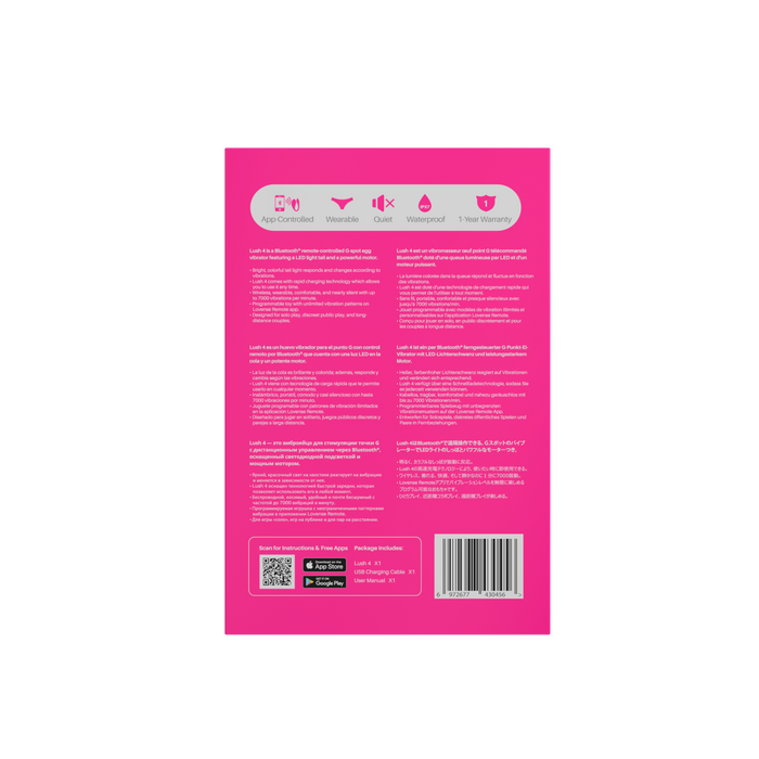 Vibrator Lovense »Lush 4« - Roz