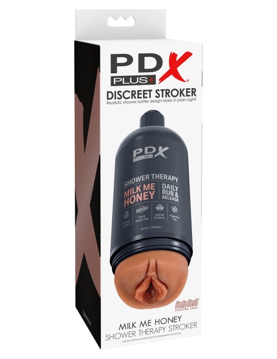 Masturbator Pipedream Shower "Milk Me Honey" 20,7 cm - Natural - accesorii incluse