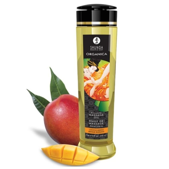Ulei Masaj Shunga "Mango" 240 ml - vedere frontala