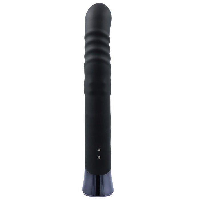 Vibrator Rabbit Passion »Silver Fox« 24,8 cm - Negru - detaliu ambalaj