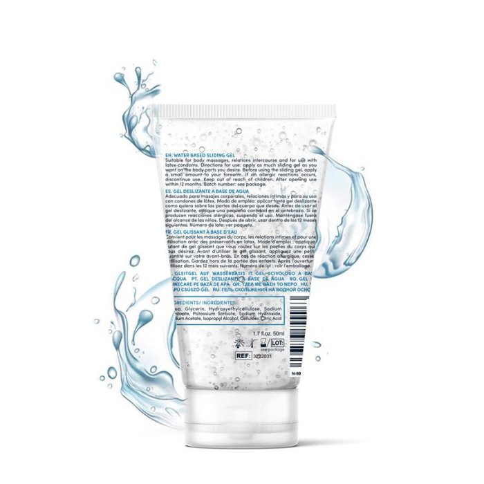 Lubricant Nanami "Tour Water Based" 50 ml - detaliu design
