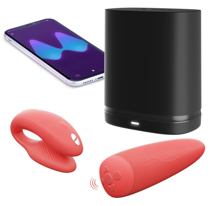Vibrator Cupluri We-Vibe »Chorus« 7,8 cm - Portocaliu