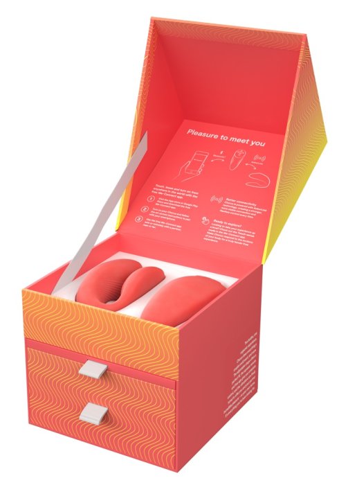 Vibrator Cupluri We-Vibe »Chorus« 7,8 cm - Portocaliu