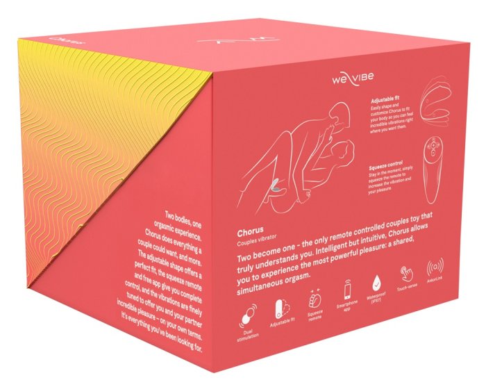 Vibrator Cupluri We-Vibe »Chorus« 7,8 cm - Portocaliu