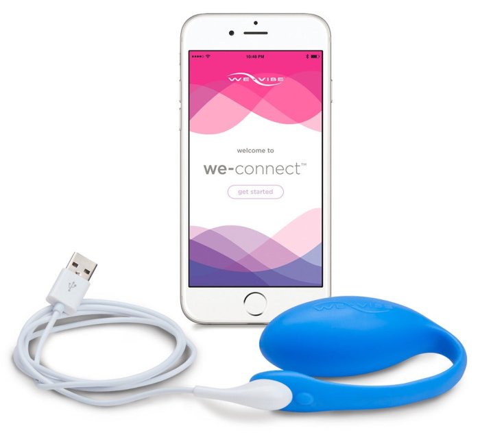 Vibrator Cupluri We-Vibe »Jive« 7,4 cm - Albastru - vedere 14