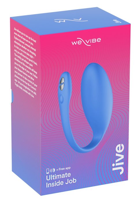 Vibrator Cupluri We-Vibe »Jive« 7,4 cm - Albastru - vedere frontala