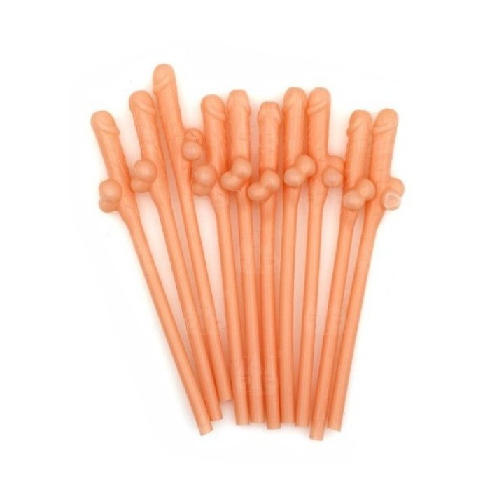 Set Paie de Baut Diverty Sex "Willy Straws" 10 Bucati - detaliu design