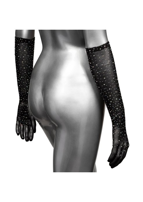 Manusi Lungi Negre Calexotics, Radiance - Negru